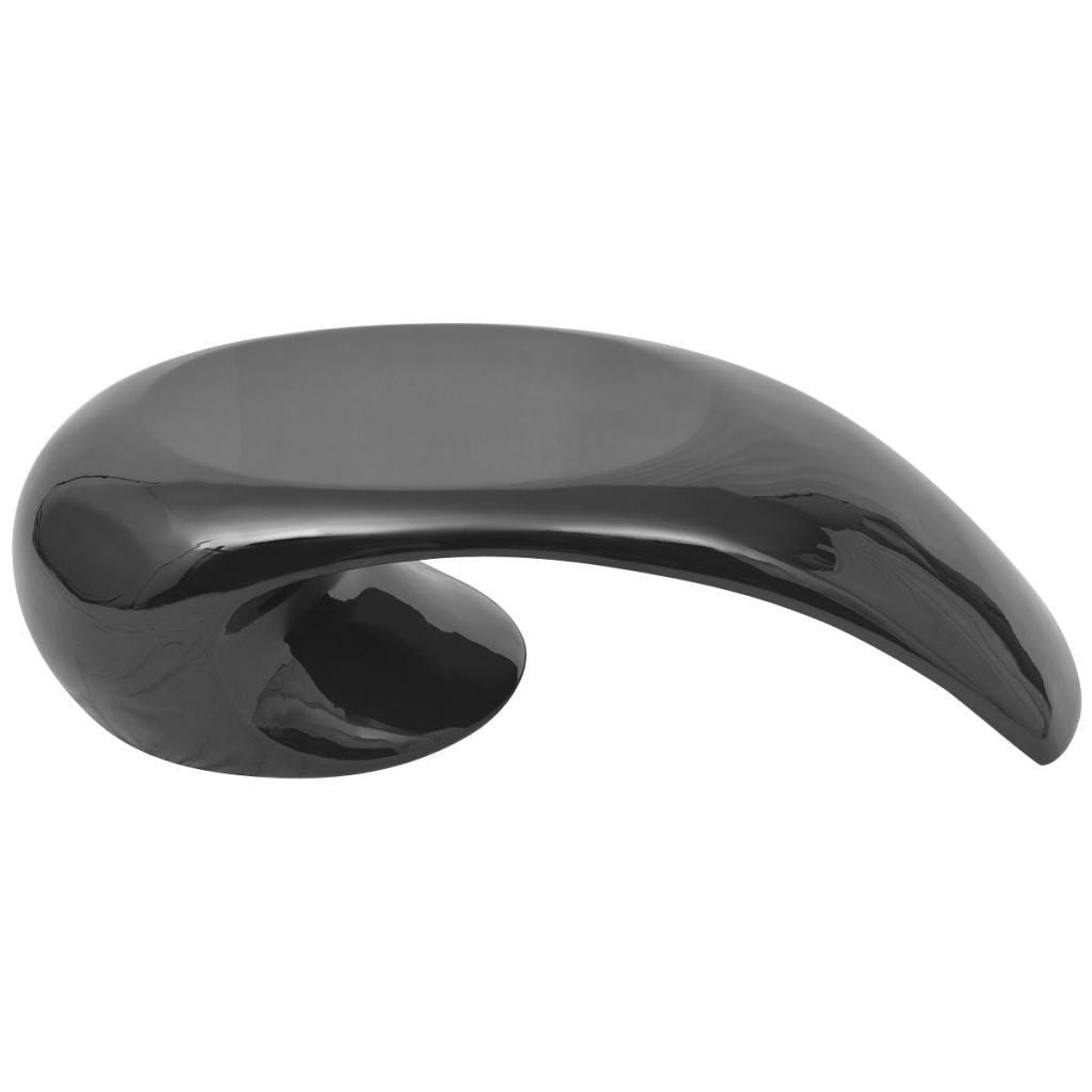 High Gloss Black Fibreglass Coffee Table