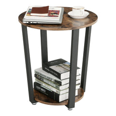 Rustic Brown Industrial Table