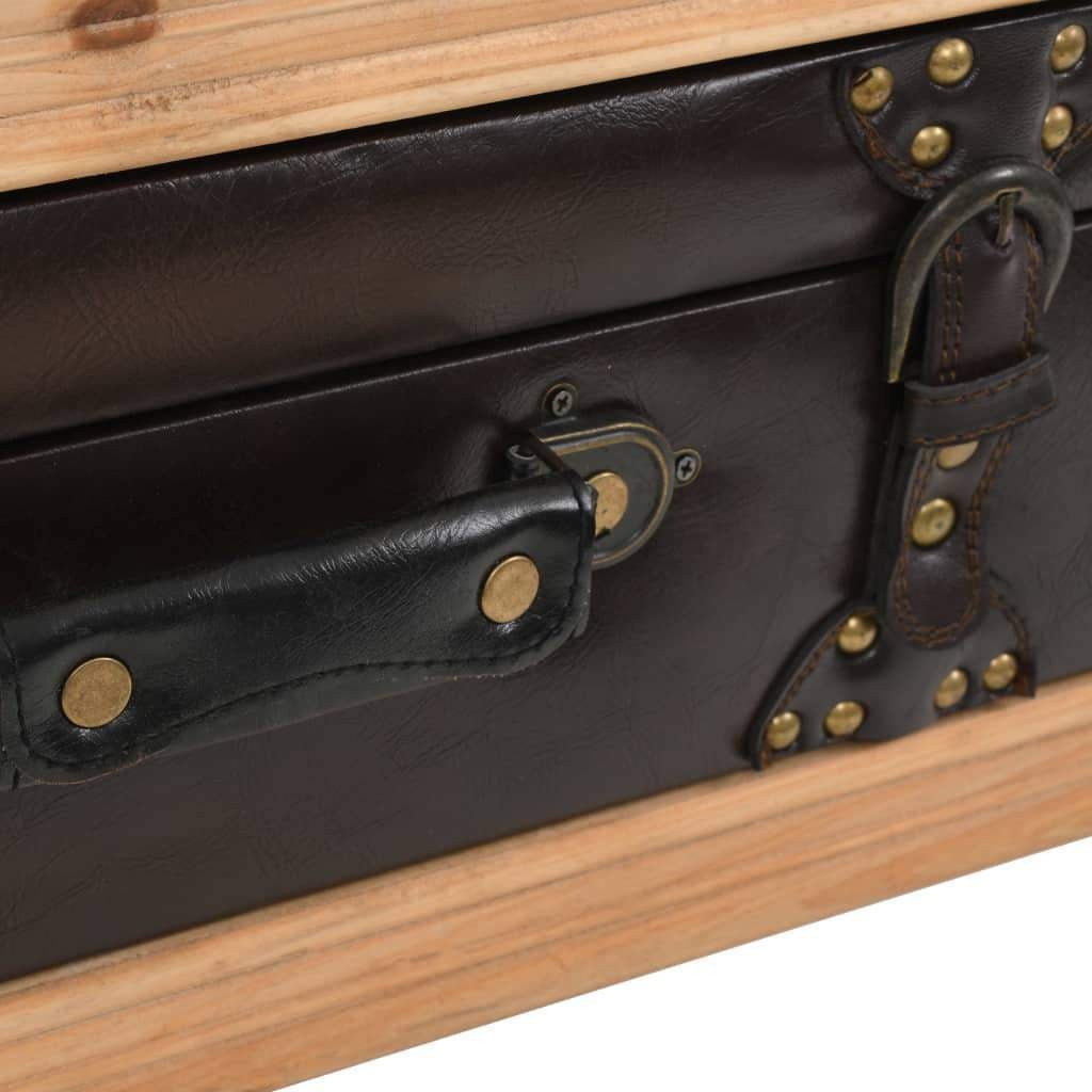 Leather Briefcase Coffee Table