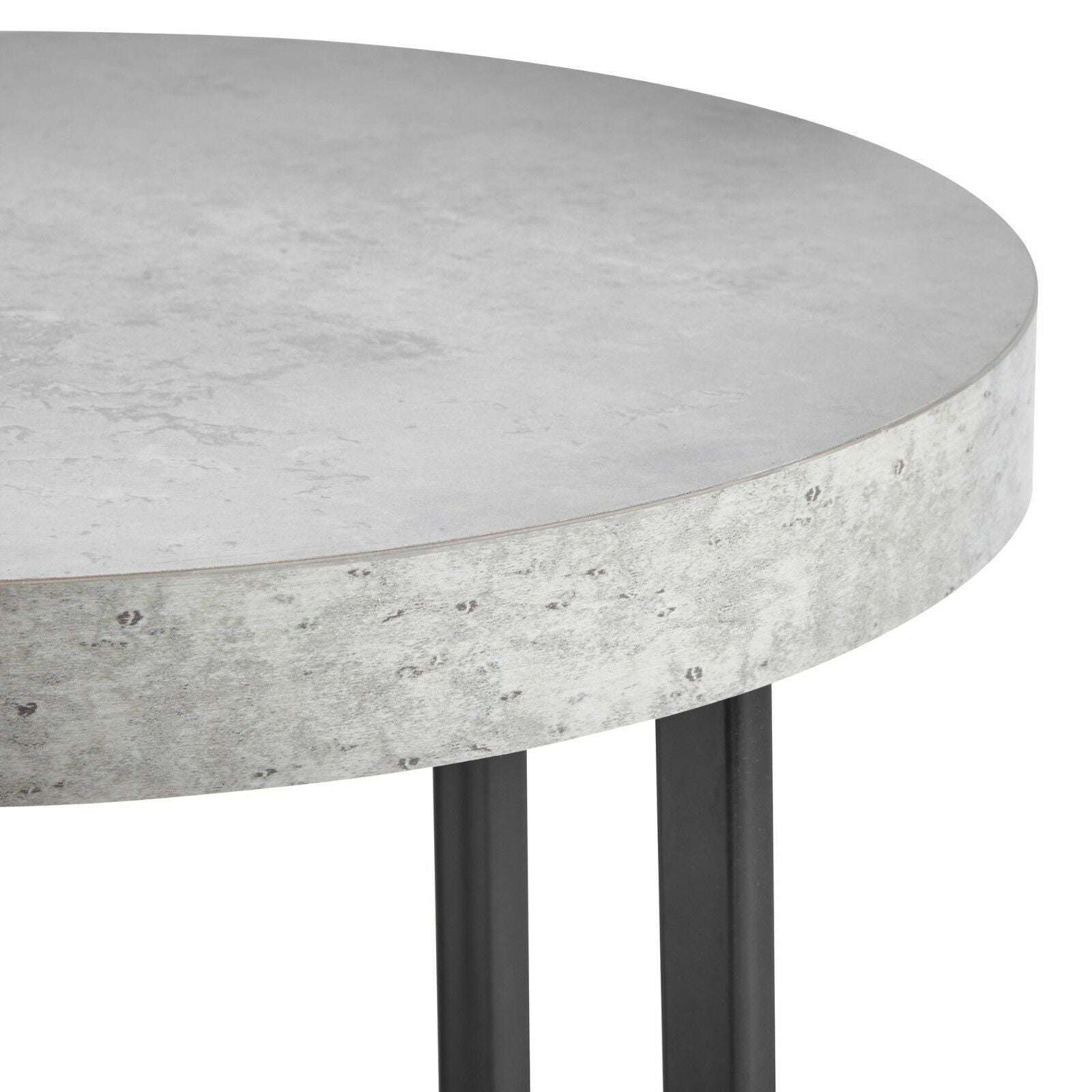 Concrete-Look Side Table