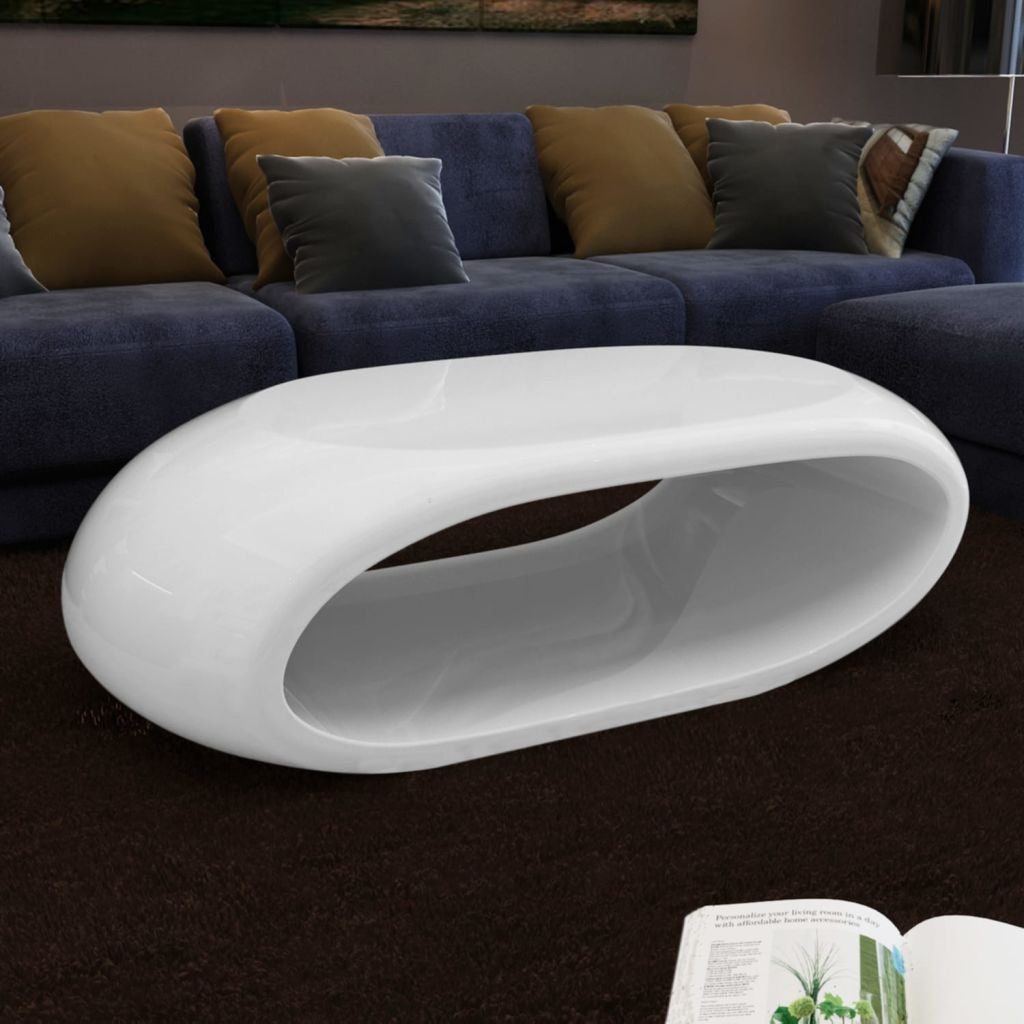 White Hollow Coffee Table