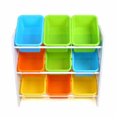 Childrens Playroom Storage Rack & Boxes