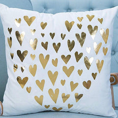 Gold Sparkle Print Cushions