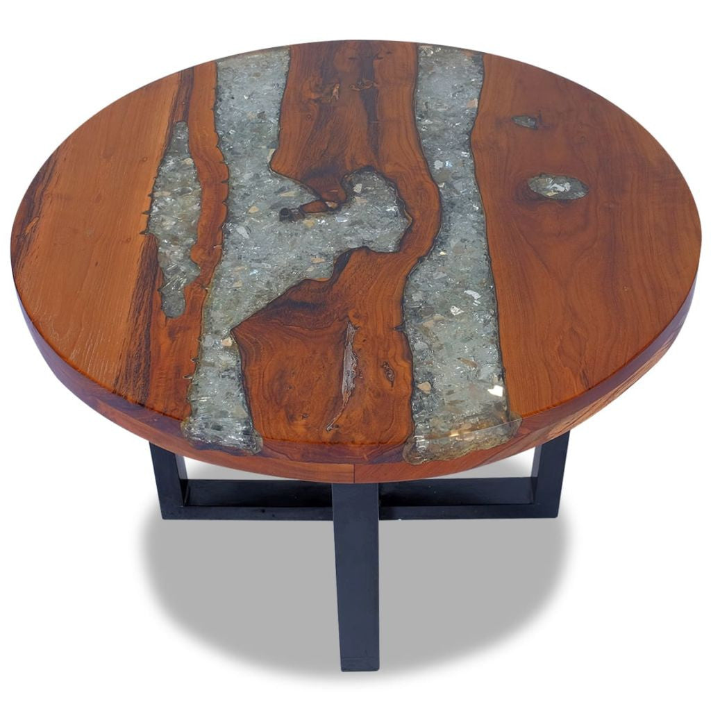 Teak Resin Coffee Table