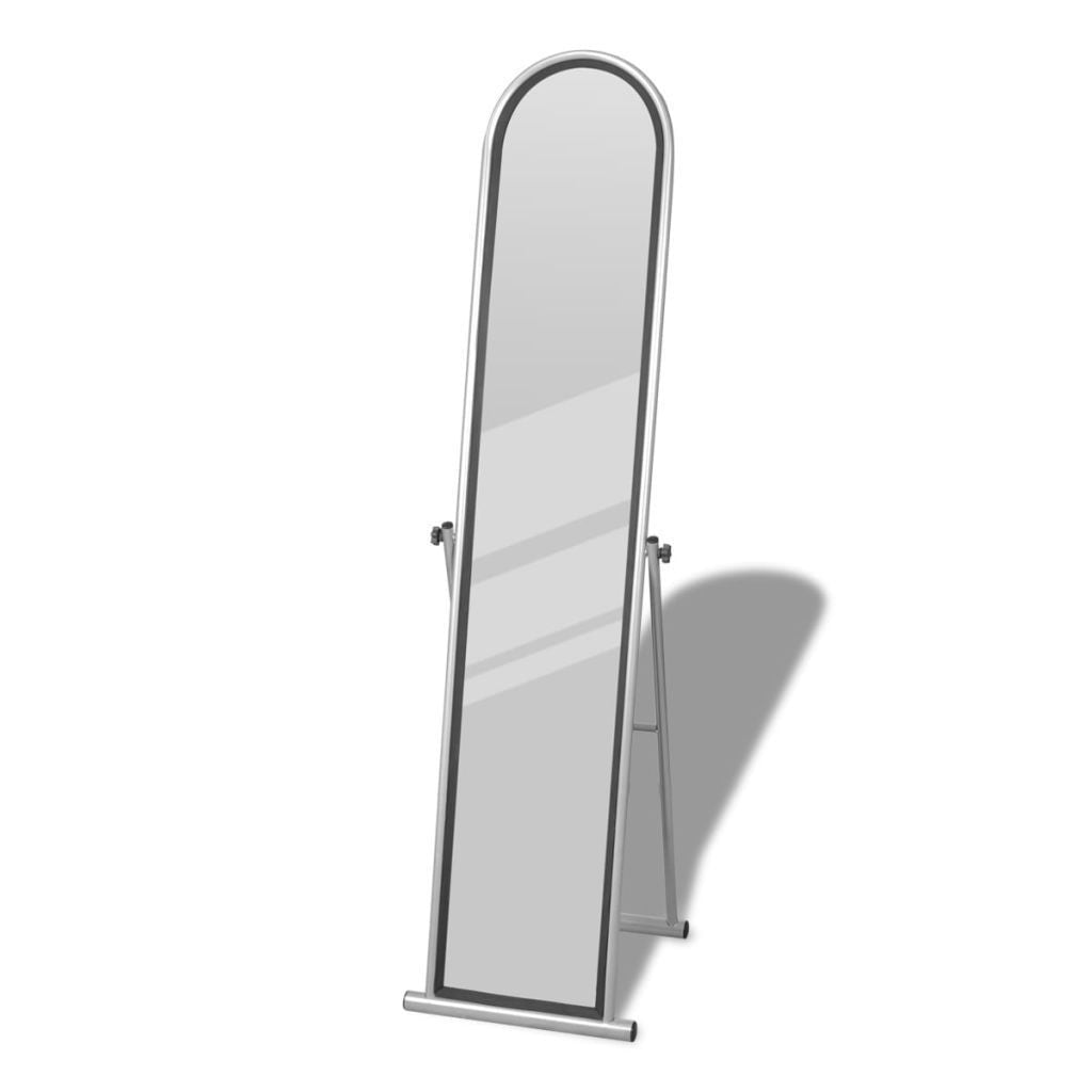 Rectangular Grey Free Standing Floor Mirror