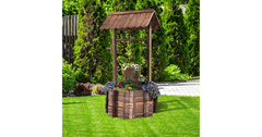 Garden Wishing Well & Flower Pot