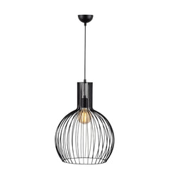 Black Geometric Chandelier Light