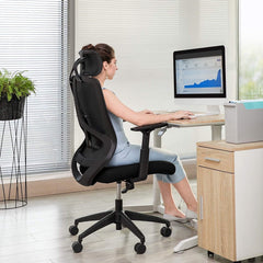 Black Curve Office Chair