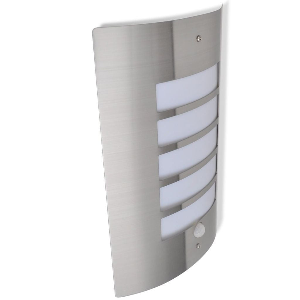 Stainless Steel Wall Lamp with Motion Sensor