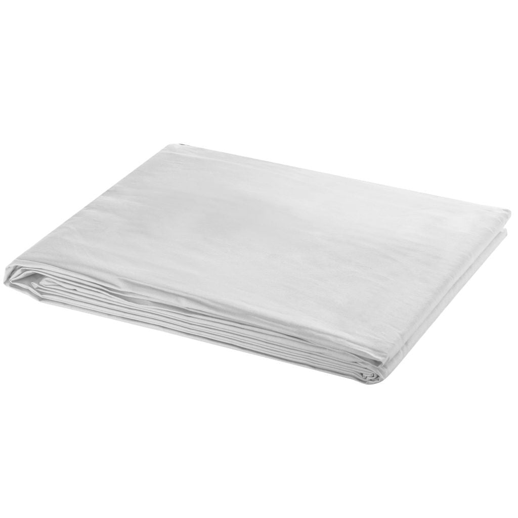 Telescopic Background Support System + White Backdrop 3 x 5 m