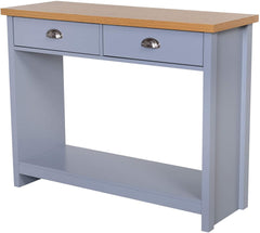 Grey Finish Console Table