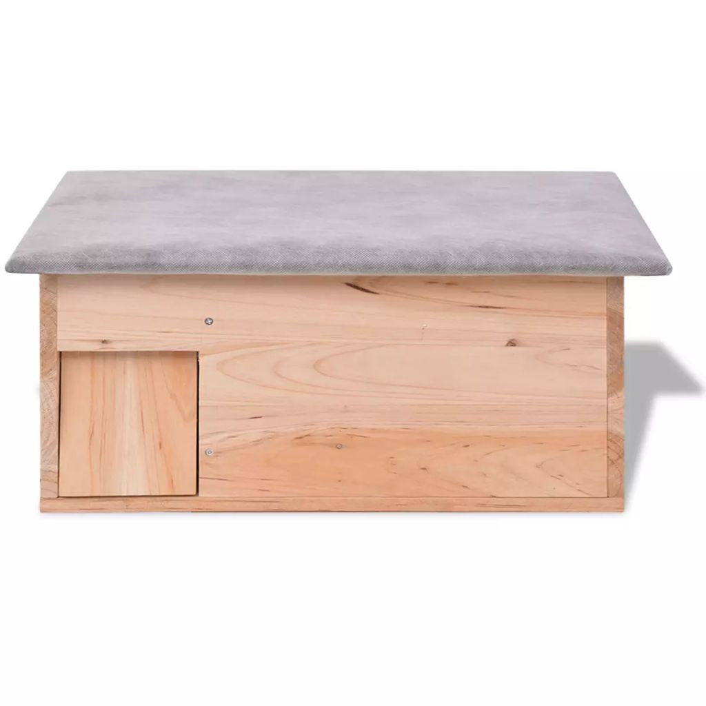 Wooden Hedgehog House - 45 x 33 x 22 cm