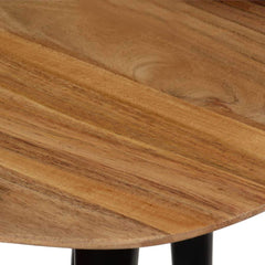 Set of 3 Acacia Wood Tables