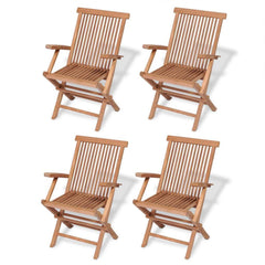 Teak Outdoor Dining Set - 5 Pieces