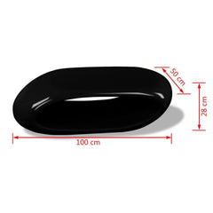 Black Hollow Coffee Table