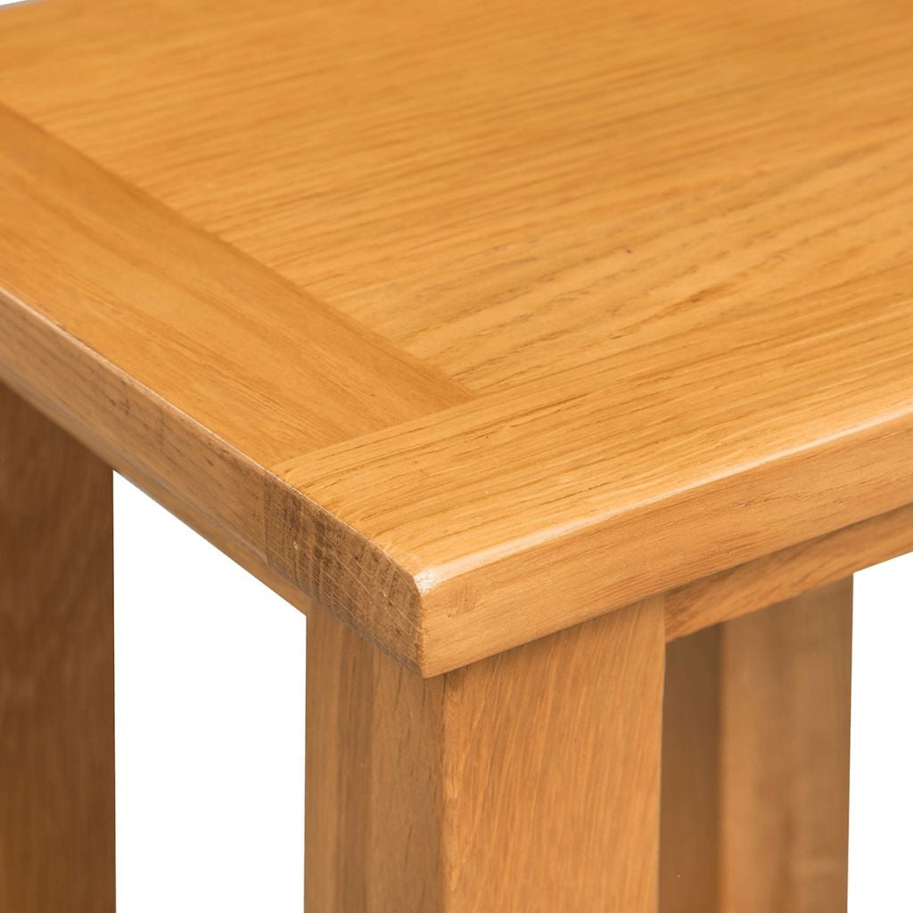 Solid Oak End Table