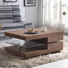 Modern Glass Swivel Table
