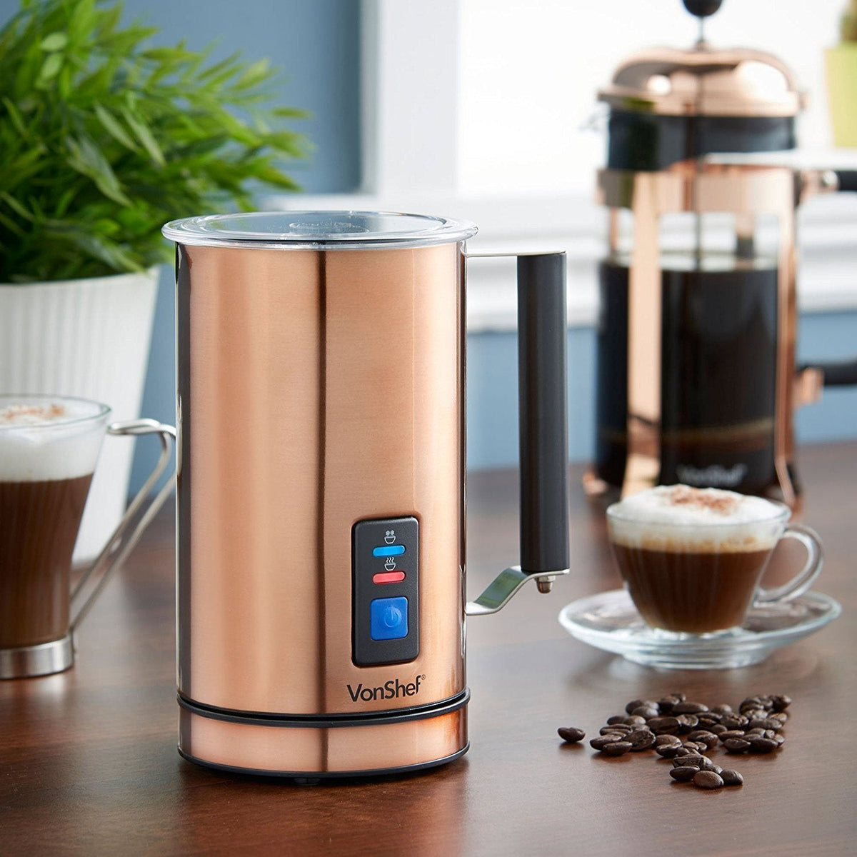 Copper Finish Milk Frother