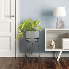 Metal and Plant Pot Holder