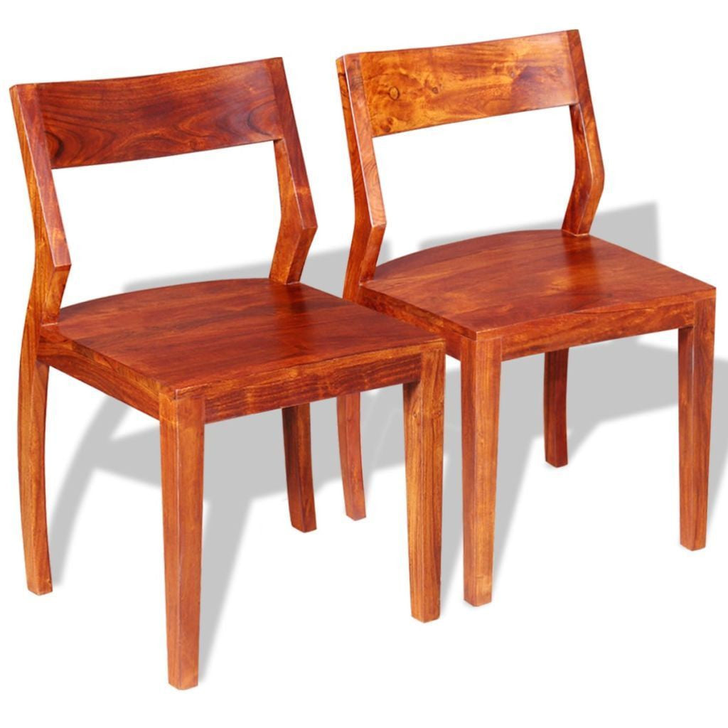 Set of 2 Sheesham Dining Chairs