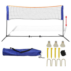 Badminton Net Set with Shuttlecocks - 300x155 cm