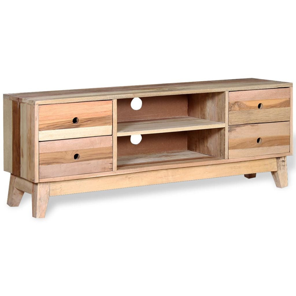 Solid Reclaimed Wood TV Cabinet