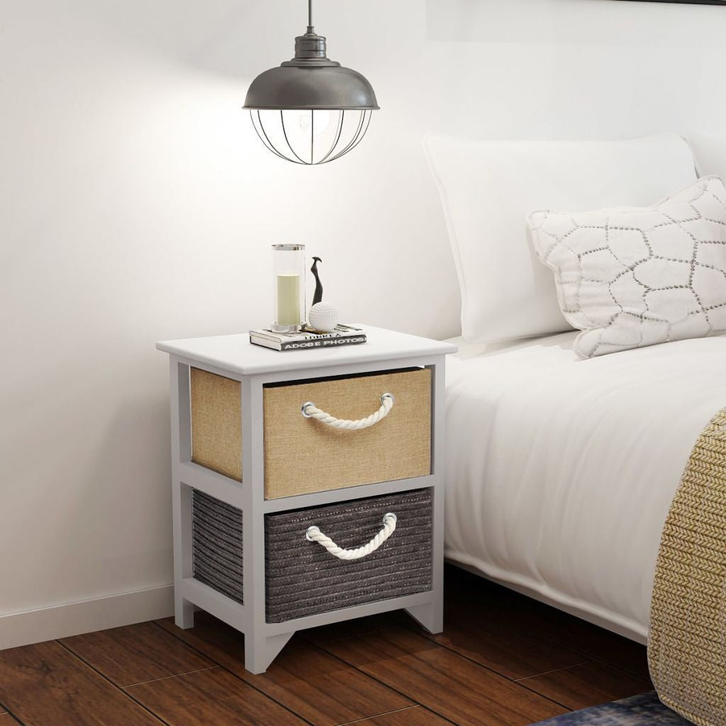 Wooden Bedside Cabinet