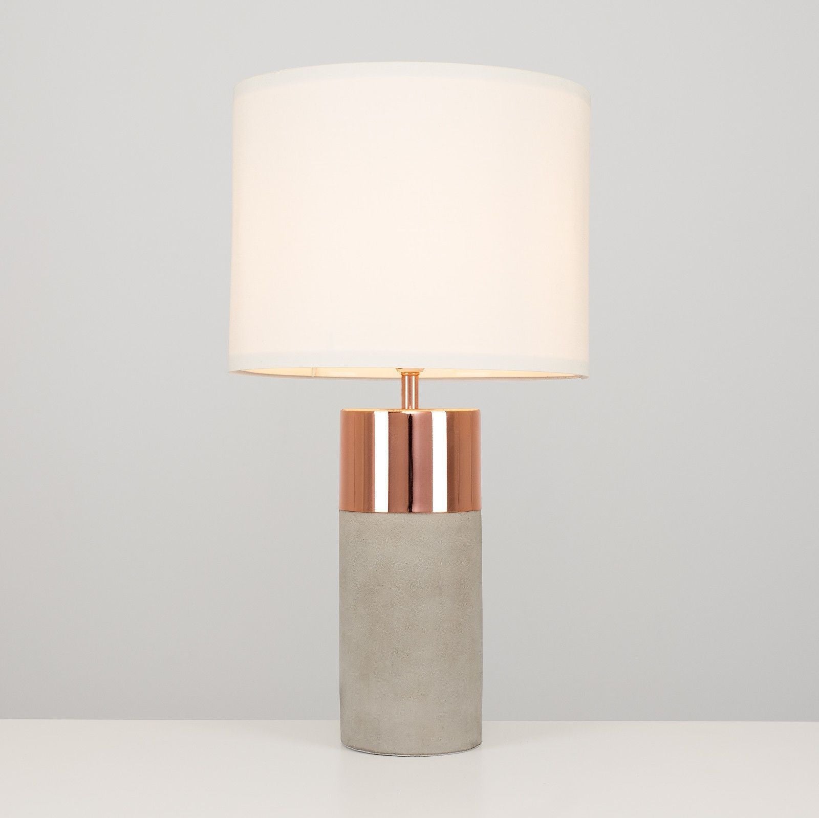 Concrete & Copper Lamp