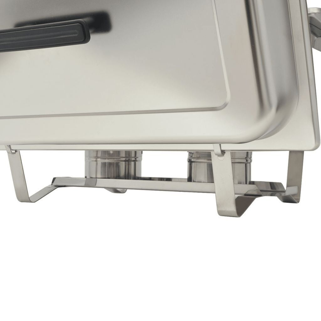 Two Piece Chafing Dish Set Stainless Steel