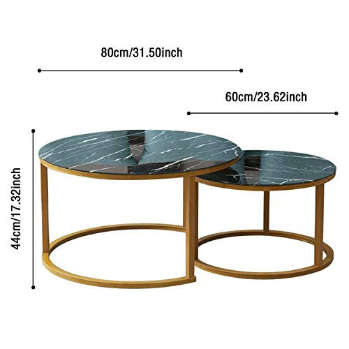 Black Marble Table Nest