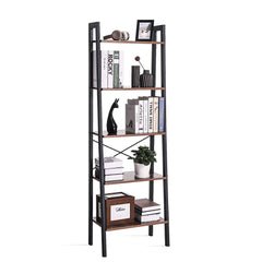 Rustic Industrial 5-Tier ladder Shelf