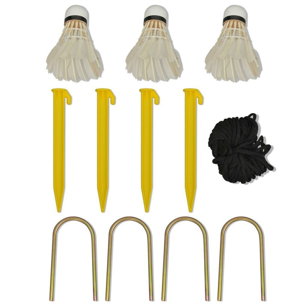 Badminton Net Set with Shuttlecocks - 300x155 cm