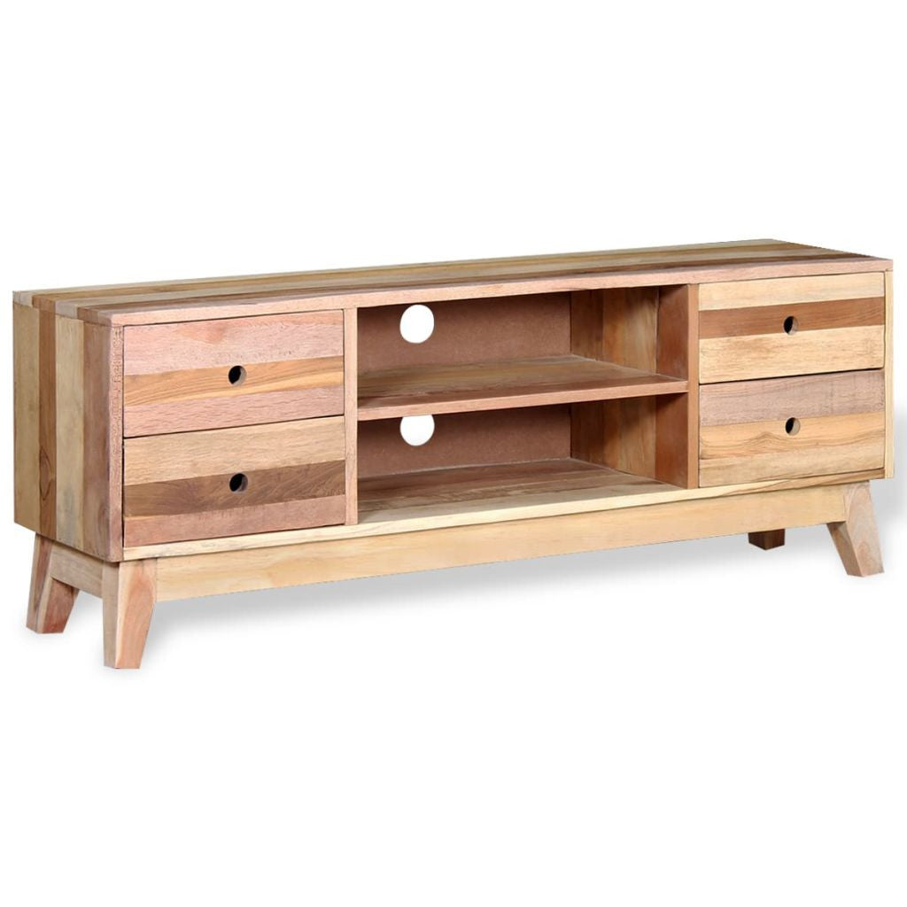 Solid Reclaimed Wood TV Cabinet