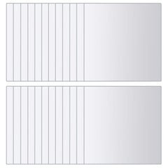 24 x Square Glass Mirror Titles