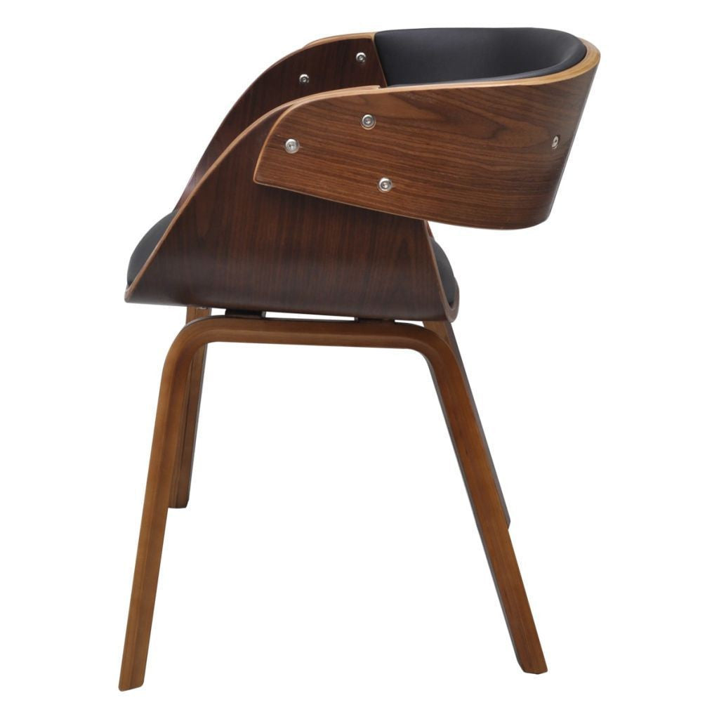 Set of 2 Dining Chair with Padded Bentwood Seat