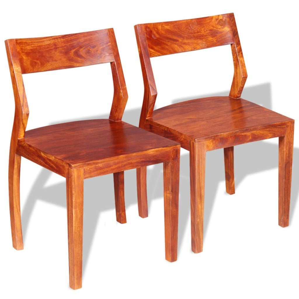 Set of 2 Sheesham Dining Chairs