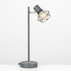 Grilled Geometric Table Lamp