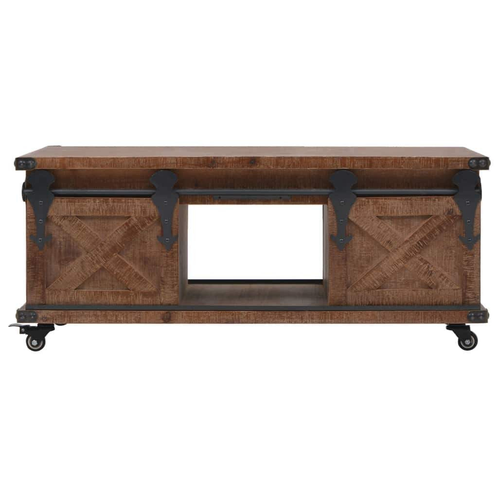 Solid Fir Wood Coffee Table