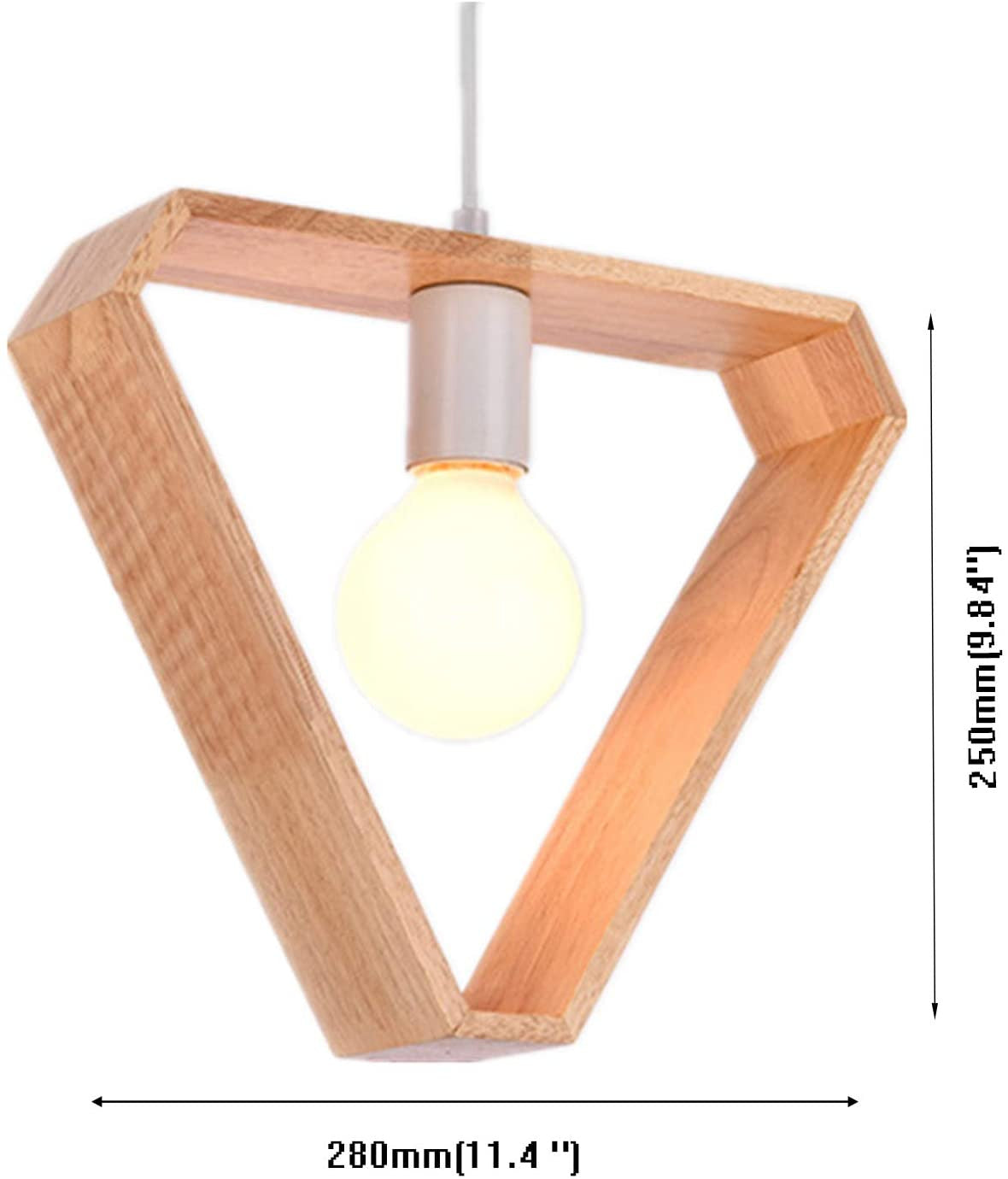 Triangle Open Bulb Pendant