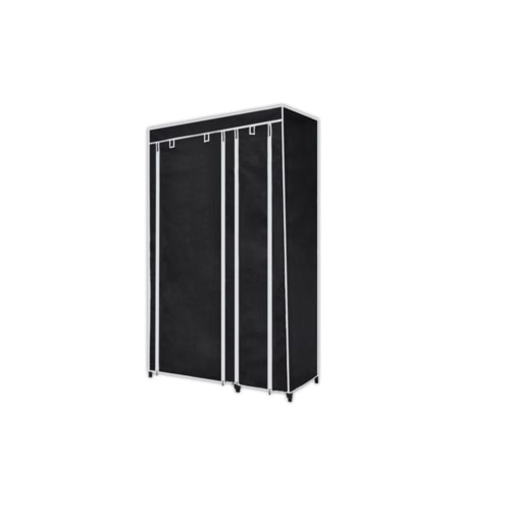 2 x Black Folding Wardrobe