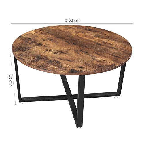 Rustic Round Coffee Table