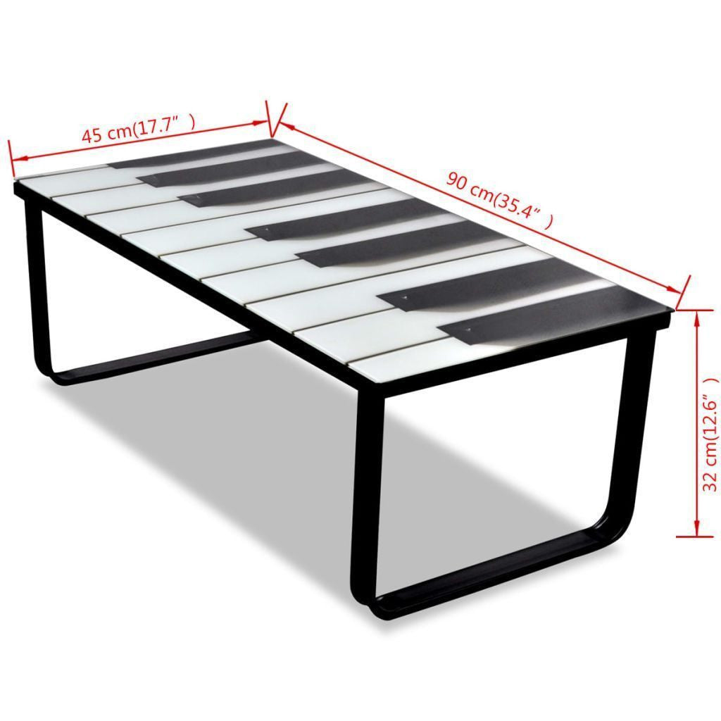 Piano Glass Coffee Table