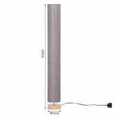 Modern Grey Wooden Floor Lamp