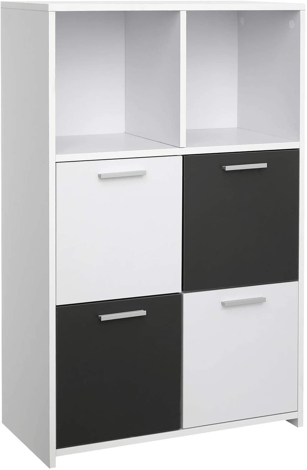 Black And White Cube Storage Unit
