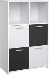 Black And White Cube Storage Unit