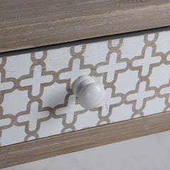 White Wash Console Table/Desk