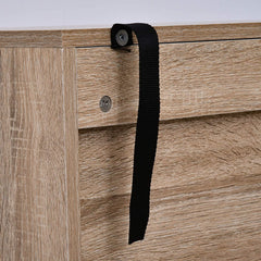 Scandi Wood Storage Cabinet