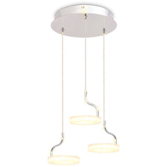 Warm White LED Pendant Lamp with 3 Lights