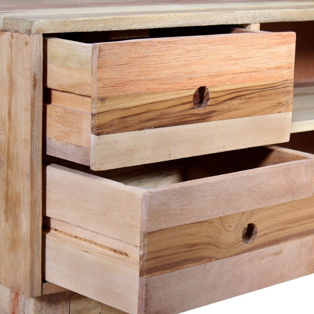 Solid Reclaimed Wood TV Cabinet