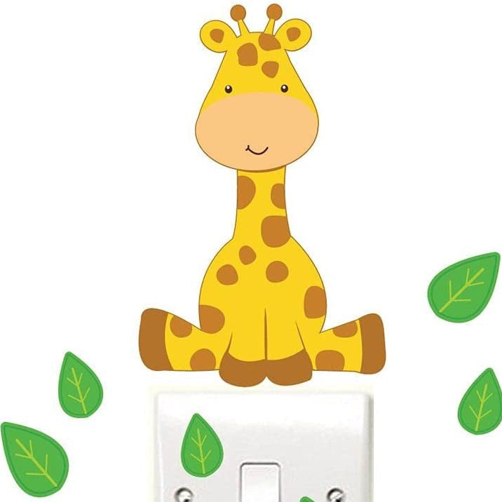 Giraffe Light Switch Sticker